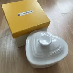 新品 LE CREUSET ホワイトハート型容器のサムネイル