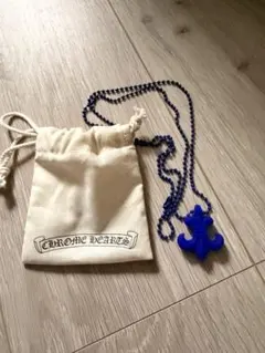 最新作 Chrome Hearts ネックレス フレア ラバー 青 ブルー - メルカリ