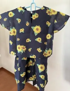 コムサイズム COMME CA ISM 花柄ワンピース