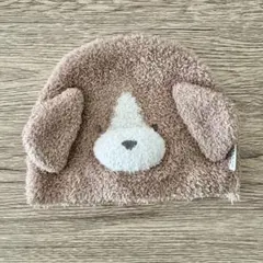 ジェラートピケ ニット帽 ベビー 犬 DOGシリーズ