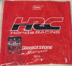 HRC ガチャガチャ 1等景品 HRC 8耐限定タオル EWC おまけカード付き