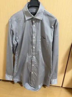 BLACK LABEL CRESTBRIDGE 長袖　シャツ　グレー 38のサムネイル