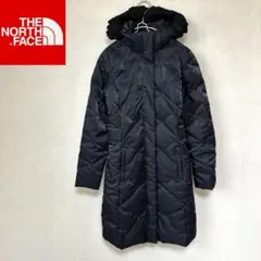ノースフェイス ロング ダウンジャケット レディーXS 550フィル　ブラック