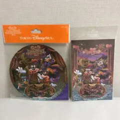 ディズニー　ハロウィン　ポストカード＆ステッカー