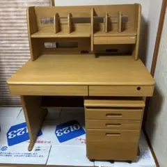 くろがね学習机 ・上置本棚セット - メルカリ