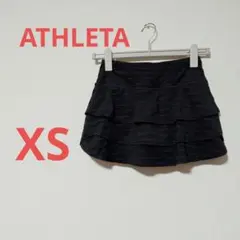 ATHLETA フリルスカート XS ブラック ショートパンツのサムネイル