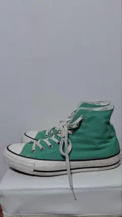 Converse All Star グリーン ハイカットスニーカー 26cm