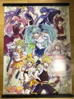 비매품 早い者勝ち！ v25 初音ミク B2サイズ 特大 告知 ポスター ②
