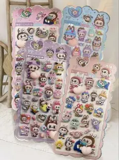 ラブブ　らぶぶ　おしりシール　ぷっくりシール　ぷにぷにシール　セット　まとめうり