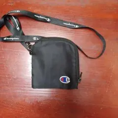 Champion ブラック ミニ財布