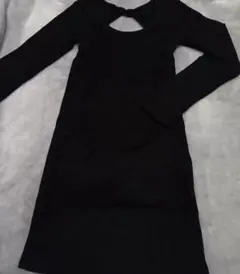 ２日間限定　EGOIST エゴイスト バックデザインニットワンピース