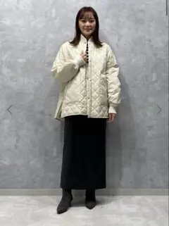 アダムエロペ キルティングブルゾン ドラマSilent 川口春奈着用