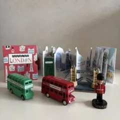 イギリスの置物セットpanorama pops London ロンドンバスタワー