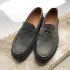 【MANEBU マネブ】厚底コインローファー スエード