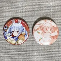 フワモコ FUWAMOCO ホロライブ原宿 缶バッジ - メルカリ