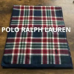 新品☆ラルフローレン チェック柄 フェイスタオル