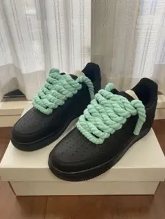 穴拡張なし　NIKE Air force 1 ロープフォース　カスタム