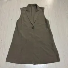 ベスト ノースリーブテーラードジャケット earth