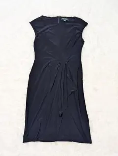 ラルフローレン ドレス M ノースリーブ ワンピースネイビー