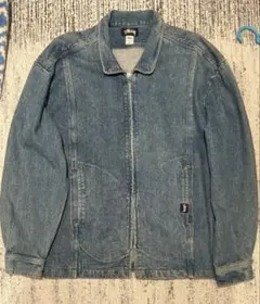 80s 黒タグ old stussy Gジャン デニム ジャケット カバーオール