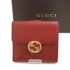 ✨新品未使用✨　GUCCI ミニ財布　GGライン　GG柄　インターロッキング