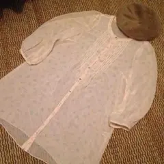 送料込み☆小花柄 チュニック