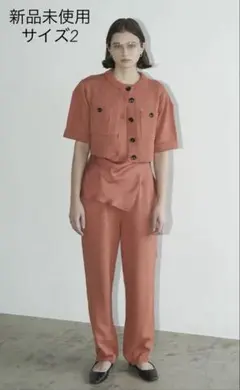 CLANE HALF SLEEVE KNIT TOPS & PANTS SET