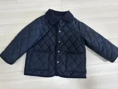 ネイビー キルティングジャケット 90