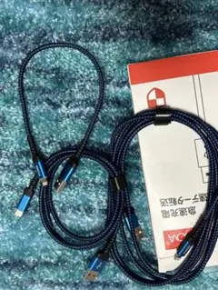 MSOYA USB充電ケーブル 急速充電・データ転送　３本
