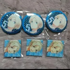あおい　スクエア　ツキウタ　ツキウサ　皐月葵　葵　５月　6個　缶バッジ　ツキプロ