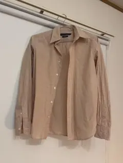 Ralph Lauren ベージュスオレンジストライプ シャツ　4