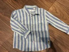 ZARA ストライプ 長袖シャツ 104cm