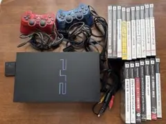 プレステ2 本体　ソフト17本付き