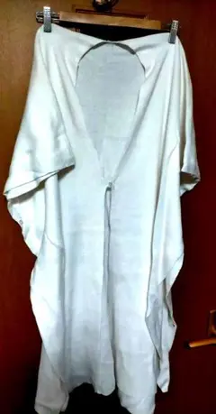 ㉟ポンチョ ホワイト