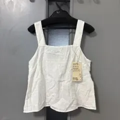 無印良品　婦人　二重ガーゼ　ドットドビー　タンクトップのサムネイル
