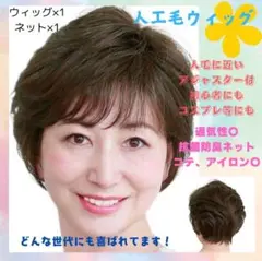 ウィッグ✩ ショート ボブ フルウィッグ かつら カツラ ヘア レディース