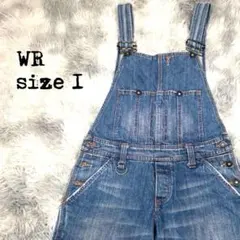 WR ダブルアール デニム オーバーオール ショートパンツ サロペット