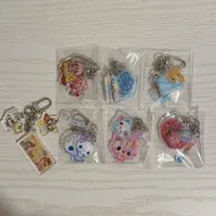 カミオジャパン キャラクターズ３連アクリルキーホルダー全7種コンプリート
