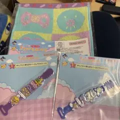 BANDAI NAMCO タオルセットとラバーバンドコレクション たまごっち