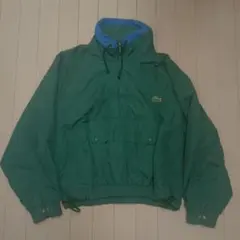 【短丈】LACOSTE ナイロンジャケット グリーン