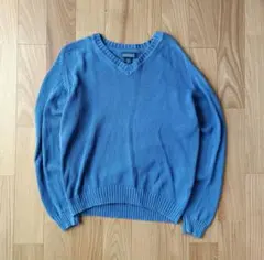 90s LANDS' END ランズエンド　コットン ニット usa製