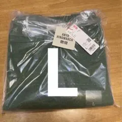 UNIQLO アニヤハインドマーチ ラムクルーネックセーター L  グリーン