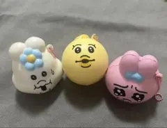 んぽちゃむ きみまろ おぱんちゅうさぎ スクイーズマスコット