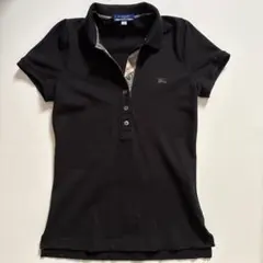 Burberry Blue Label ブラック ポロシャツ 38