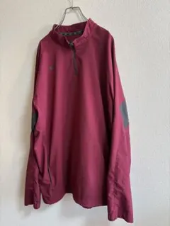 nike ナイロンジャケット　ハーフジップ　90s ビッグシルエット　n2k