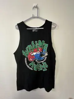 LEFLAH グラフィックタンクトップ 黒