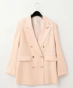 GRACE CONTINENTALリネンタッチダブルジャケットのサムネイル