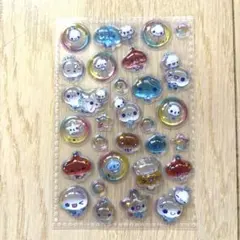 ぷくぷくあわわちゃん ボンボンドロップシール