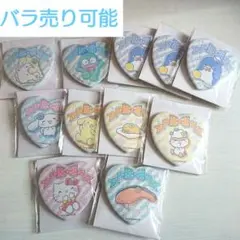 サンリオ ハート型缶バッジ シナモロール ハローキティ ポムポムプリン