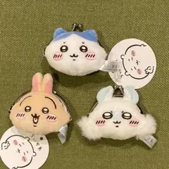 ちいかわ ミニがま口ポーチ ハチワレ うさぎ モモンガ